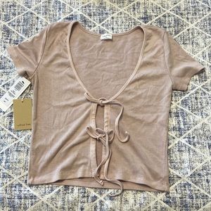 Front tie Aritzia top